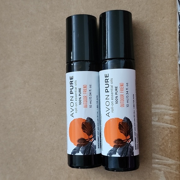 2 Pk! Avon Pure Roll-on essential oils; Scent: Outdoor friend 10ml/0.34 fl.oz. - Picture 2 of 7